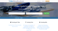 Desktop Screenshot of ihiremidlevelpractitioners.com